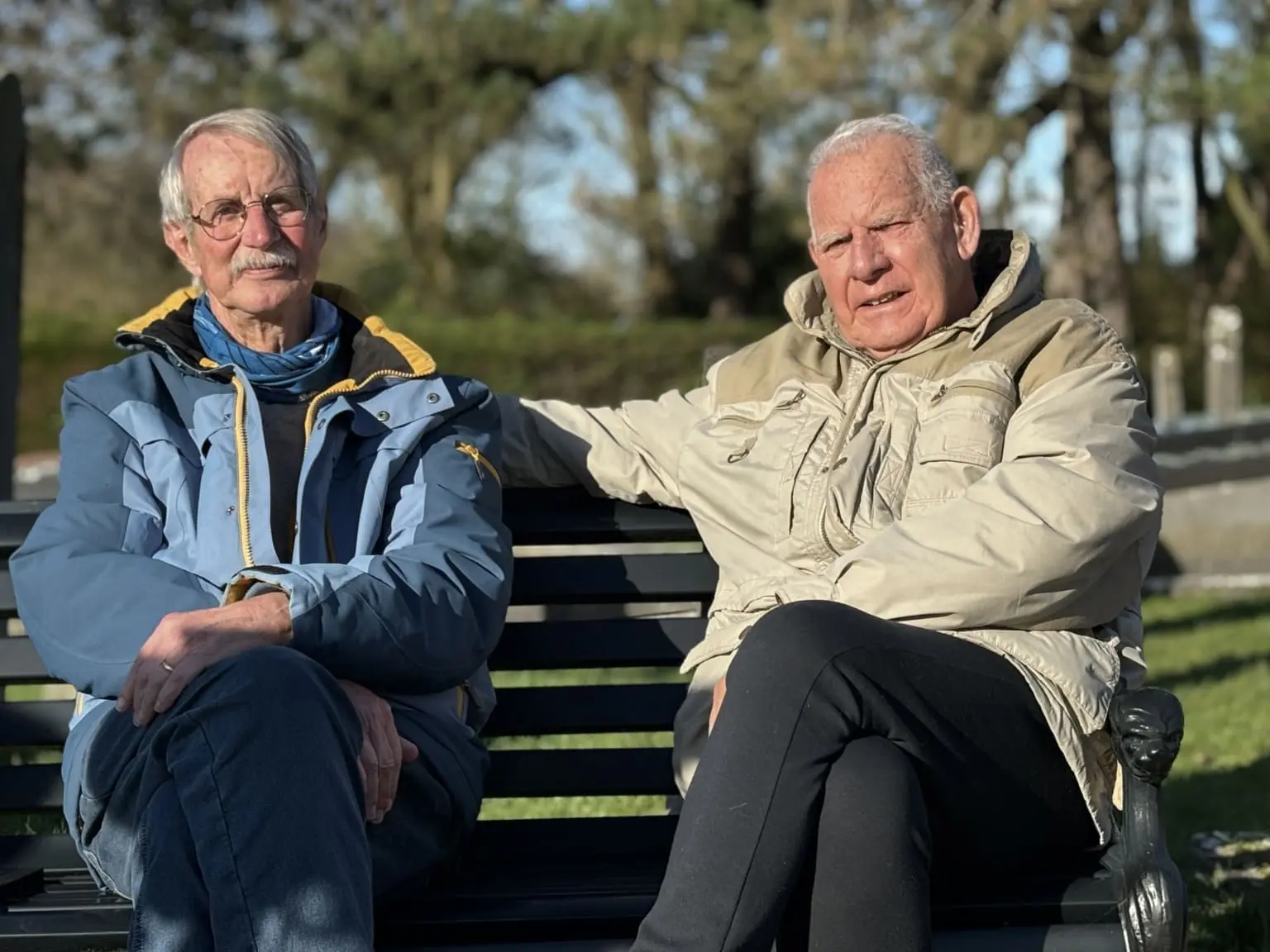 Maarten Noot (l) en Jack Ambriola (r)
